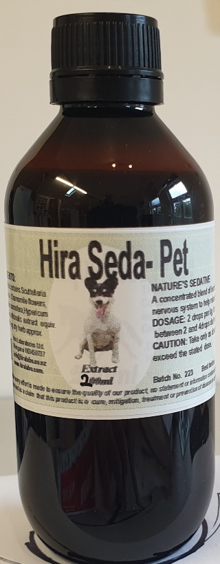 An amber bottle contains 200ml Formulated herbal extract