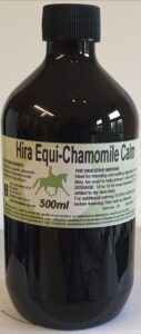 An amber bottle contains 500ml of Chamomile extract