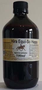 amber bottle contains 500ml of Hypericum perforatum extract