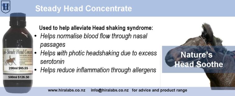 A banner which describes effect of herbal blend on stress